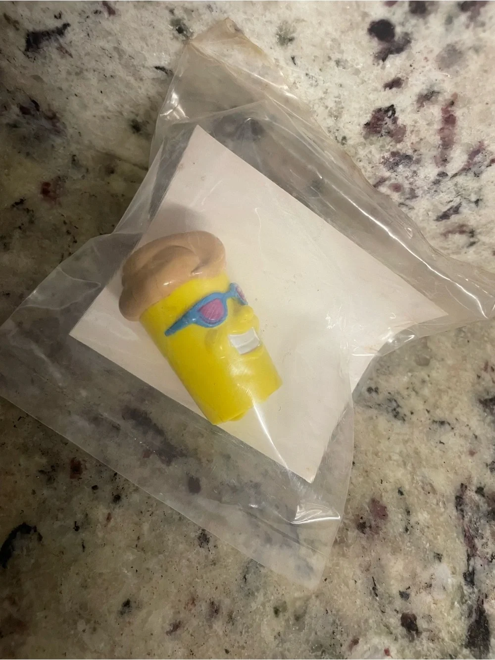 vintage 1991 Wendy's Wacky Wind-Ups kid meal toy Frosty on wheels collect sealed